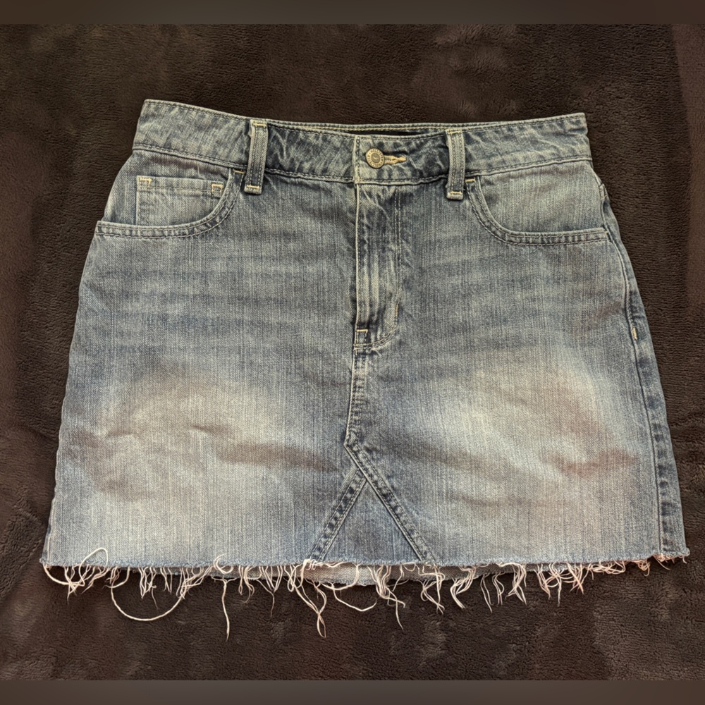 Hollister High Rise Jean Skirt size 27